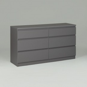 2.03.02.080.4 КАСТОР комод 6 ящиков RU серый в Талице - talica.ok-mebel.com | фото