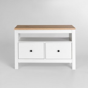 2.08.03.080.14 САГА тумба 2 ящика белая/ясень RU в Талице - talica.ok-mebel.com | фото 2
