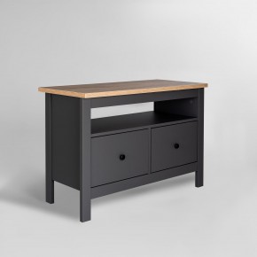 2.08.03.080.15 САГА тумба 2 ящика серая/ясень RU в Талице - talica.ok-mebel.com | фото