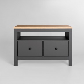 2.08.03.080.15 САГА тумба 2 ящика серая/ясень RU в Талице - talica.ok-mebel.com | фото 2