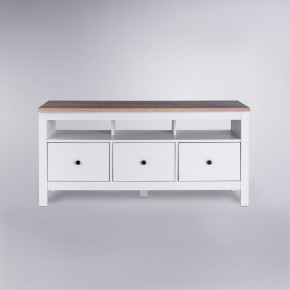 2.08.03.090.14 САГА тумба 3 ящика белая/ясень RU в Талице - talica.ok-mebel.com | фото 2