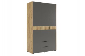 АДАМ К2 Спальный гарнитур (графит) в Талице - talica.ok-mebel.com | фото 8