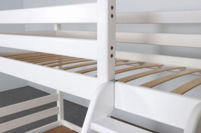 АДЕЛЬ Кровать двухъярусная с наклонной лестницей (белый) в Талице - talica.ok-mebel.com | фото 6