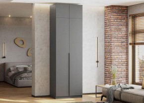Антресоль 800 «ШК-5» Графит серый в Талице - talica.ok-mebel.com | фото 4