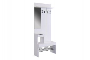 БАСКО Прихожая К4 (белое дерево) в Талице - talica.ok-mebel.com | фото 2