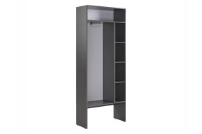 БАСКО Прихожая К5 (графит) в Талице - talica.ok-mebel.com | фото 10