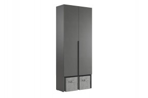 БАСКО Прихожая К5 (графит) в Талице - talica.ok-mebel.com | фото 7
