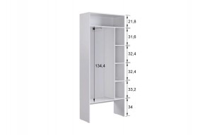 БАСКО Прихожая К5 (графит) в Талице - talica.ok-mebel.com | фото 9