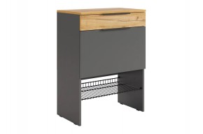 БАСКО Прихожая К8 (графит) в Талице - talica.ok-mebel.com | фото 6