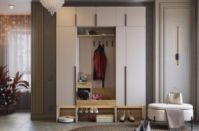 БАСКО Прихожая К9 (кашемир) в Талице - talica.ok-mebel.com | фото 2
