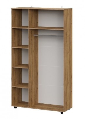 БАЙКАЛ Шкаф трехстворчатый (Графит/Дуб золотой) в Талице - talica.ok-mebel.com | фото 2