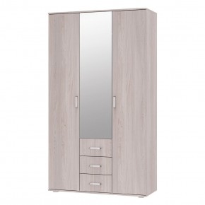 БЕЛЛА Шкаф 3-х створчатый (Ясень белый) в Талице - talica.ok-mebel.com | фото