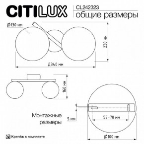 Бра Citilux Ronny CL242323 в Талице - talica.ok-mebel.com | фото 9