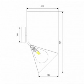 Бра Eurosvet Enigma 70161/1 черный в Талице - talica.ok-mebel.com | фото 6