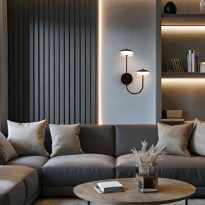 Бра Eurosvet Fungo 50388/2 LED черный в Талице - talica.ok-mebel.com | фото 3