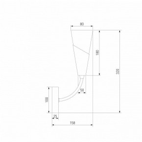 Бра Eurosvet Rhyton 60167/1 никель в Талице - talica.ok-mebel.com | фото 6