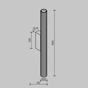 Бра Maytoni Calipso C082WL-12W2.7K-B в Талице - talica.ok-mebel.com | фото 4