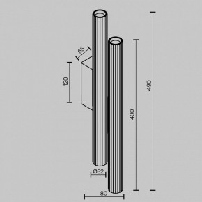 Бра Maytoni Calipso C082WL-24W2.7K-B в Талице - talica.ok-mebel.com | фото 5