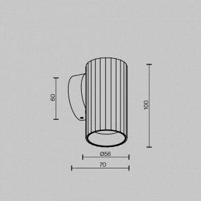 Бра Maytoni Calipso C106WL-01-GU10-B в Талице - talica.ok-mebel.com | фото 6