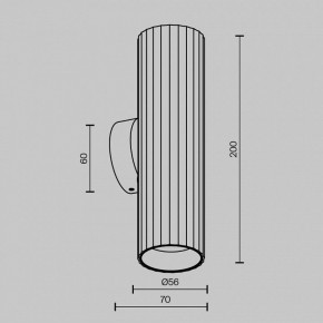 Бра Maytoni Calipso C106WL-02-GU10-B в Талице - talica.ok-mebel.com | фото 6