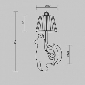 Бра Maytoni Senor Alpaca MOD377WL-L6W3K в Талице - talica.ok-mebel.com | фото 9