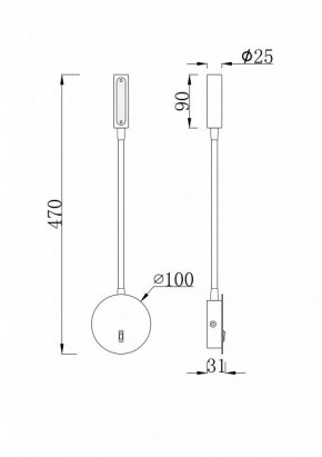 Бра Maytoni Stem C035WL-L3W3K в Талице - talica.ok-mebel.com | фото 6