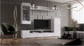 ДАЛЛАС Гостиная (модульная) цемент светлый в Талице - talica.ok-mebel.com | фото