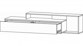 ДАЛЛАС Гостиная (модульная) цемент темный в Талице - talica.ok-mebel.com | фото 6