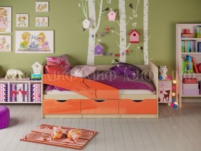 ДЕЛЬФИН Кровать 1600 (Оранжевый металлик) в Талице - talica.ok-mebel.com | фото