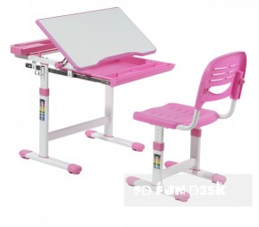 Комплект парта + стул трансформеры Cantare Pink в Талице - talica.ok-mebel.com | фото