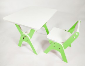 Детский растущий стол-парта и стул Я САМ "Умка" (Зеленый) в Талице - talica.ok-mebel.com | фото