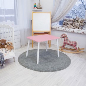 Детский стол Rolti Baby (розовый/белый, массив березы/мдф) в Талице - talica.ok-mebel.com | фото 1
