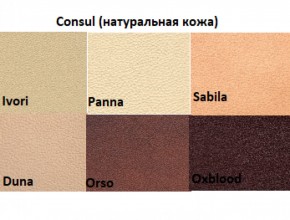 Диван двухместный Алекто Consul натуральная кожа в Талице - talica.ok-mebel.com | фото 5