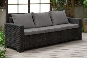 Диван Калифорния 3-х местный (California 3 Sofa), графит в Талице - talica.ok-mebel.com | фото