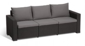 Диван Калифорния 3-х местный (California 3 Sofa), графит в Талице - talica.ok-mebel.com | фото 2