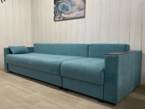 Диван Комфорт-6 модульный 3+1К (НПБ+МДФ) велюр Monaco 15 в Талице - talica.ok-mebel.com | фото 3