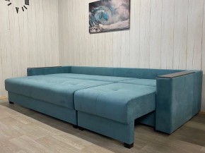 Диван Комфорт-6 модульный 3+1К (НПБ+МДФ) велюр Monaco 15 в Талице - talica.ok-mebel.com | фото 4