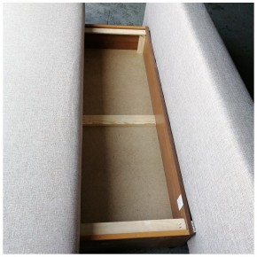 Диван-кровать Комфорт ЛАЙТ без подлокотников (2 подушки) DENIM в Талице - talica.ok-mebel.com | фото 4