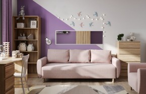 Диван-кровать Тулисия светло-розовый, ткань рогожка в Талице - talica.ok-mebel.com | фото