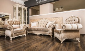 Диван Патрисия с раскладным механизмом (серый глянец) в Талице - talica.ok-mebel.com | фото 6