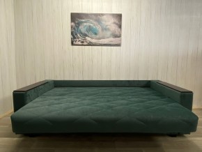 Диван Престиж-15 (НПБ+МДФ) велюр Sensey bottle green в Талице - talica.ok-mebel.com | фото 4