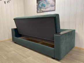 Диван Престиж-15 (НПБ+МДФ) велюр Sensey bottle green в Талице - talica.ok-mebel.com | фото 5