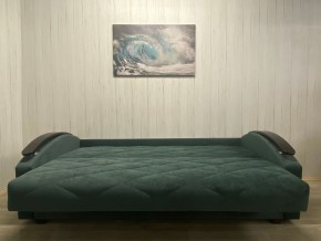 Диван Престиж-16 (НПБ+МДФ) велюр Sensey bottle green в Талице - talica.ok-mebel.com | фото 3