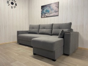 Диван угловой Комфорт-3 (НПБ+МДФ) велюр Galaxy Lite 26 в Талице - talica.ok-mebel.com | фото 2