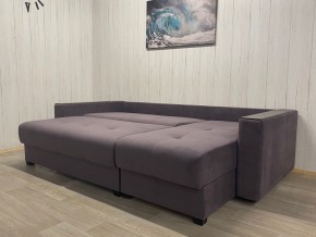 Диван угловой Комфорт-3 (НПБ+МДФ) велюр Monaco 8 в Талице - talica.ok-mebel.com | фото 3