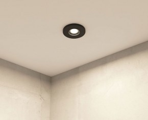 DK2036-BK Встраиваемый светильник влагозащ., IP 44, до 15 Вт, GU10, LED, черный, алюминий в Талице - talica.ok-mebel.com | фото 7