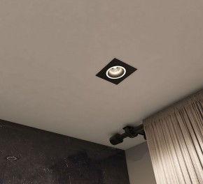 DK2061-BK Встраиваемый светильник IP 20, до 15 Вт, GU10, LED, черный, алюминий в Талице - talica.ok-mebel.com | фото 4