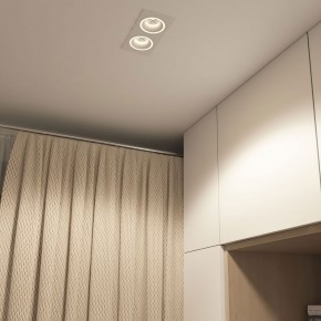 DK2062-WH Встраиваемый светильник, IP 20, до 15 Вт, GU10, LED, белый, алюминий в Талице - talica.ok-mebel.com | фото 4