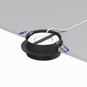 DK2090-BK Встраиваемый светильник FLAT, IP 20, до 15 Вт, GX53, LED, черный, алюминий в Талице - talica.ok-mebel.com | фото 4
