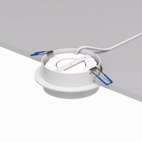 DK2090-WH Встраиваемый светильник FLAT, IP 20, до 15 Вт, GX53, LED, белый, алюминий в Талице - talica.ok-mebel.com | фото 3